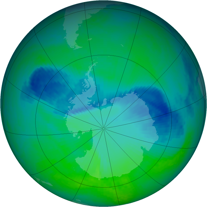 Ozone Map 2004-11-17